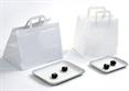 BAG PASTICCERIA Media cm.32x22 H.25 KRAFT Bianco