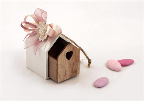 CASETTA di LEGNO - Cm.5x5x7