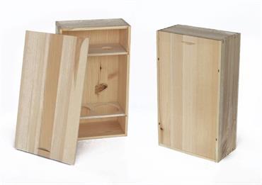 CASS. MASS. + SCORREVOLE 2 Bt. cm.8,4x17,6x32 NATURALE