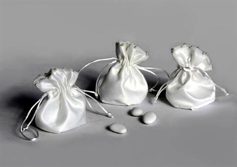 BUSTINA RASO OPACO con PERLINE