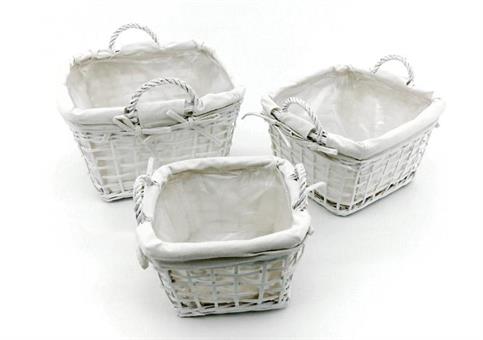 CESTO QUADRO C/STOFFA 20X20H15