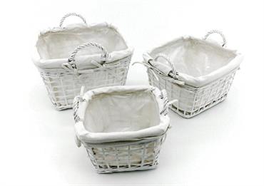 CESTO QUADRO C/STOFFA 20X20H15