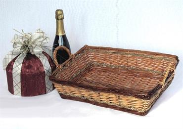 CESTA OVALE con CORDA cm.45x32 h.11