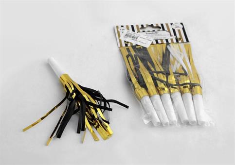 TROMBETTE ORO Bianco/Nero - Pz.6