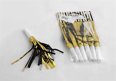 TROMBETTE ORO Bianco/Nero - Pz.6