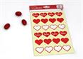 ETICHETTE ADESIVE CUORE cm.3x3 pz.240