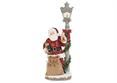 BABBO NATALE con LAMPIONE e LED