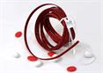 NASTRO Rigido ROSSO cm.1 Mt.4,5
