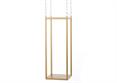 ESPOSITORE METALLO ORO 30X30X80