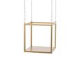 ESPOSITORE ORO METALLO 40X40X40