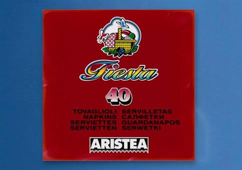 TOVAGLIOLI 2 VELI Red Pz.40 cm.33x33