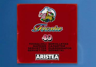 TOVAGLIOLI 2 VELI Red Pz.40 cm.33x33