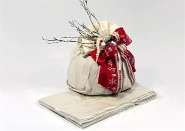 SACCO PANETTONE - Verde/Panna