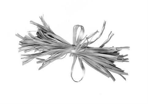 RAFFIA SINTETICA Argento Metall. - Mt.200