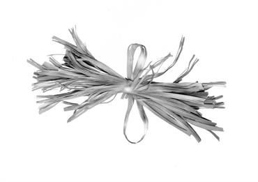 RAFFIA SINTETICA Argento Metall. - Mt.200
