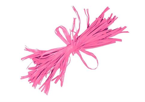 RAFFIA SINTETICA Rosa Fluo mt.200