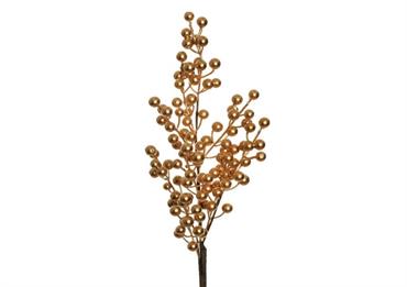 RAMO BACCHE Rosse-Oro - Cm.70