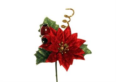 STELLINA Rossa/Crema - Cm.16 CONF. 12 Pz.