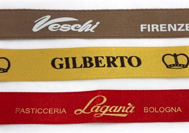 NASTRO DOPPIO RASO con STAMPA - Mm.25 Mt.100/Prezzo al mt.