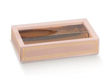 QUADRA+GUAINA Mm.145x75x35 ELEGANCE ROSA CONF.10PZ.