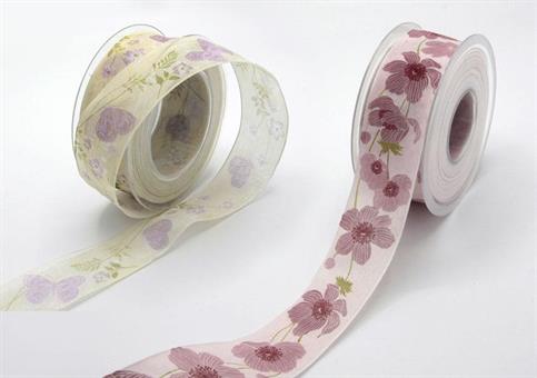 NASTRO con FARFALLE o FIORI