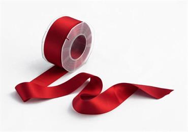DOPPIO RASO 40MM 25MT ROSSO LAUREA