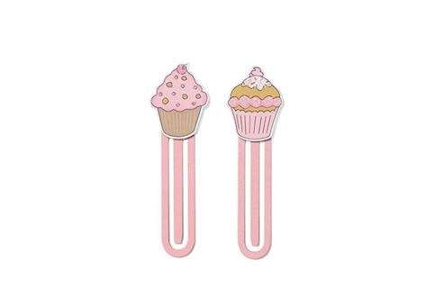 SEGNALIBRO ROSA/AZZ SET 12PZ