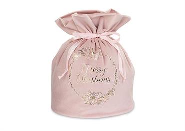 PORTA-PANETTONE ROSA/ROSSO SCRITTA ORO