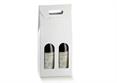 VALIG. 2 bott. BIANCO ECONOMICO cm.18x9x38,5