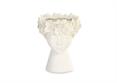 VASO BIANCO VISO DONNA diam.cm.7,5 H.9,5