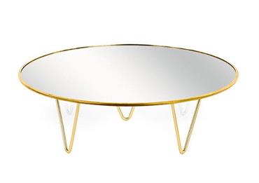 ALZATINA ORO con SPECCHIO grande