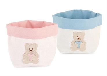 CESTINO ORSETTO ROSA/AZZURRO
