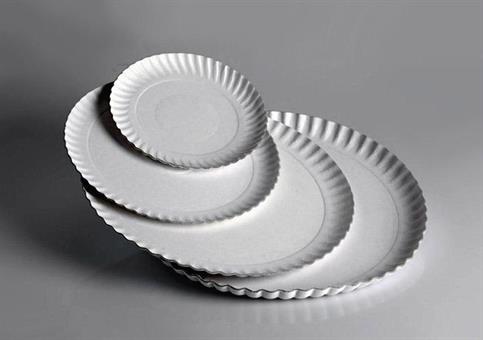 VASSOI TONDI Bianchi al Kg - Diam. cm.18