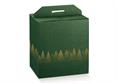 VALIG. PANETT. + BT. cm.33x25 h.35 GREEN FOREST