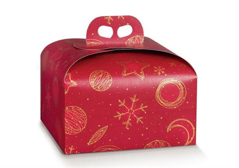 ASTUCCIO PANETT. basso cm.24x24x13 RED UNIVERSE