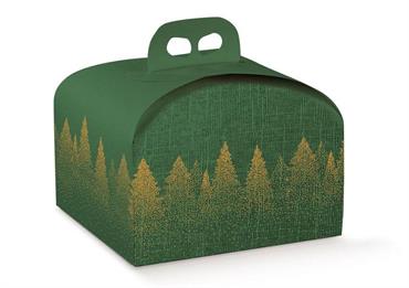 AST. PANETT. BASSO cm.24x24x13 GREEN FOREST