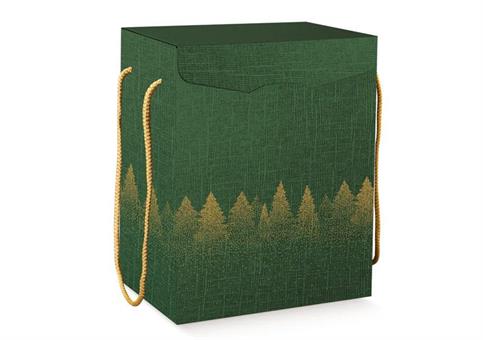 SEGRETO c/CORDINI cm.28x20x35 GREEN FOREST