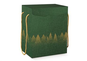 SEGRETO c/CORDINI cm.28x20x35 GREEN FOREST