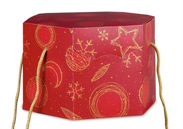 SEGRETO ESAGONO cm.30x30x24 RED UNIVERSE