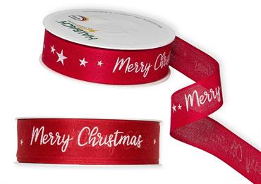 NASTRO MERRY CHRISTMAS mm.25 mt.18