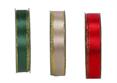 SATEN DOUBLE ROSSO B/ORO mm.15 mt.25