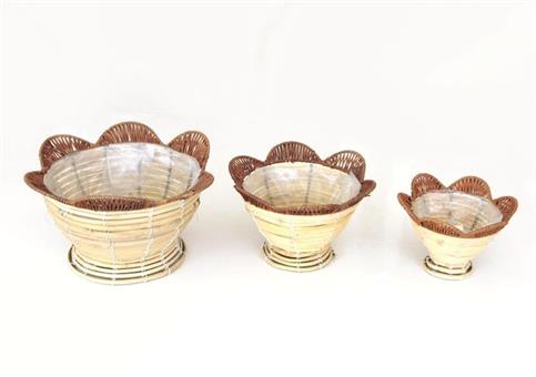 VASO SMERLATO basso CANAPA SET 1/3