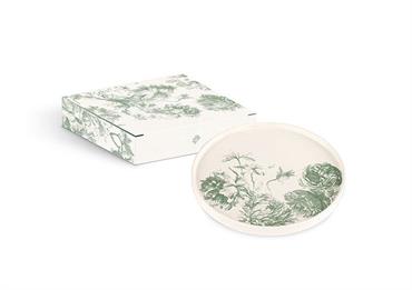PIATTO TOILE EUCALIPTO diam. cm.24 con SCATOLA
