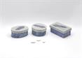 SCATOLA CARTAPESTA FOGLIE BLU