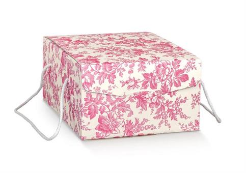 PORTA-COLOMBA+CORDINO cm.33,5x23,5x14 FIORI Fuxia