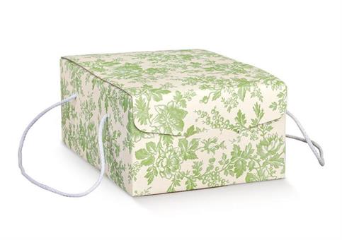 PORTA-COLOMBA+CORDINO cm.33,5x23,5x14 FIORI Verdino