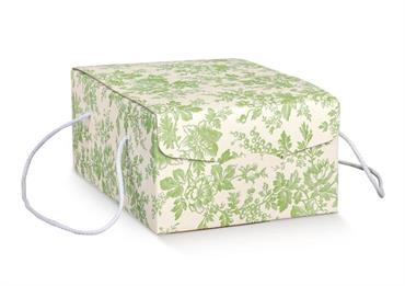 PORTA-COLOMBA+CORDINO cm.33,5x23,5x14 FIORI Verdino