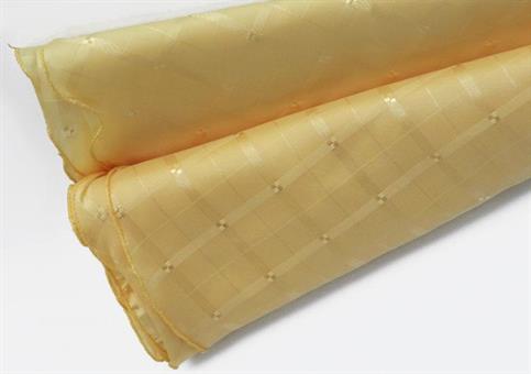 CERCHIO Diam.cm.95 RASO con RICAMO B/FRULL.GIALLO