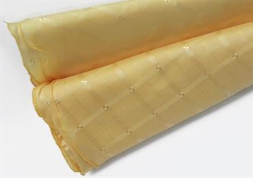 CERCHIO Diam.cm.95 RASO con RICAMO B/FRULL.GIALLO