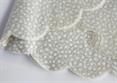 TNT SMERLATO con FIORI Diam.cm.97 PANNA